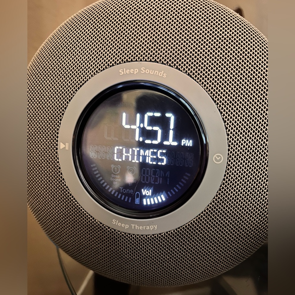 HOMEMEDICS DEEPSLEEP REVITALIZE DUAL ALARM CLOCK SOUNDMACHINE